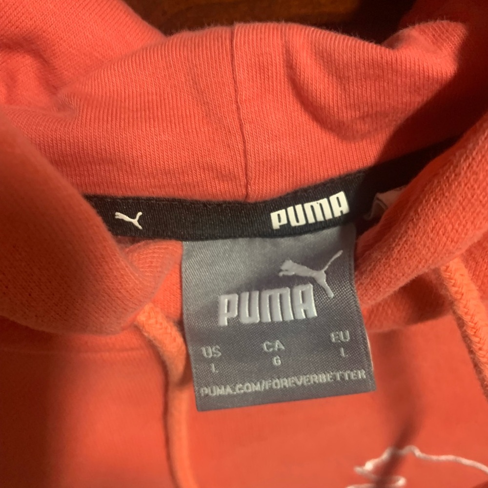 Puma Vibrant Coral Hoodie